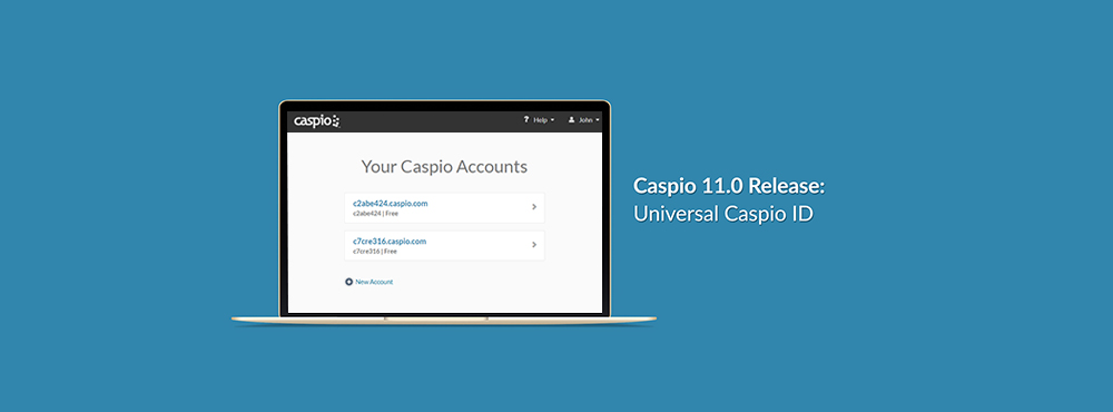 Caspio 11.0 Release: Universal Caspio ID for Simplified Login [Update]